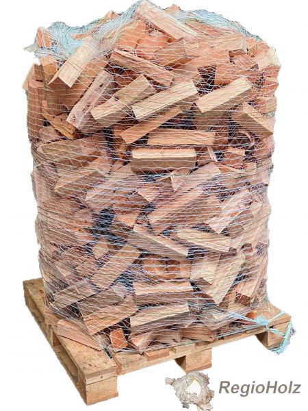 Brennholz BUCHE Wickelbox waldfrisch ohne Rinde